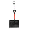  | Snow Joe SJ-SHLV01-RED 16 in. Back-Saving Snow Shovel, Red image number 1