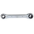 Wrenches | Klein Tools KT223X4 4-in-1 Lineman's Ratcheting Box Wrench image number 0
