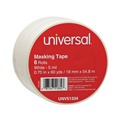  | Universal UNV51334 3 in. Core 18 mm x 54.8 mm Removable General Purpose Masking Tape - Beige (6/Pack) image number 1