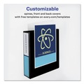 Office Jansan | Avery 17031 3 Slant Rings 2 in. Capacity 11 in. x 8.5 in. Durable View Binder with DuraHinge - Black image number 2