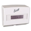 Scott KCC 09214 Scottfold 10.75 in. x 4.75 in. x 9 in. Folded Towel Dispenser - White (1/Carton) image number 0