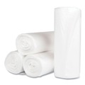 Trash Bags | Inteplast Group S386017N 60 gal. 17 microns 38 in. x 60 in. High-Density Interleaved Commercial Can Liners - Clear (25 Bags/Roll, 8 Rolls/Carton) image number 0