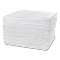Cleaning & Janitorial Supplies | HOSPECO OS-SRB-P TASKBrand 15 in. x 18 in. 0.14-Gallon Industrial Oil Only Sorbent Pad - White (200/CT) image number 1