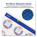 Office Jansan | Avery 22825 2 in. Diameter Print-to-the Edge Labels with Sure Feed and Easy Peel - Round Glossy Clear (120/Pack) image number 3