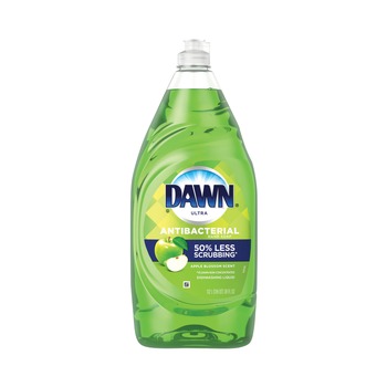 Dawn 38 oz. Bottle Ultra Antibacterial Dishwashing Liquid - Apple Blossom Scent (8/Carton)