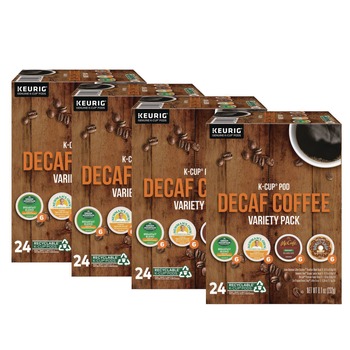 Green Mountain Coffee Decaf Variety Coffee K-Cups - Assorted Flavors (96/Carton)