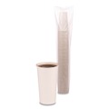 Cups and Lids | Boardwalk BWKWHT20HCUP 20 oz Paper Hot Cups - White (50/Sleeve, 12 Sleeves/Carton) image number 2