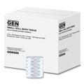 Cleaning & Janitorial Supplies | GEN GN500 2 Ply Septic Safe Bath Tissue - White (96/Carton) image number 3