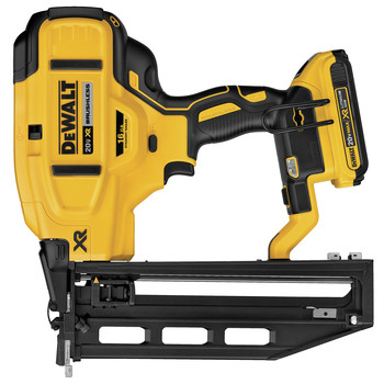 NAILERS | Dewalt 20V MAX XR 16 Ga. Cordless Straight Finish Nailer Kit