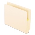 File Folders | Pendaflex 12832 3.5 in. Expansion Letter Size Convertible End Tab File Pockets - Manila (25/Box) image number 1