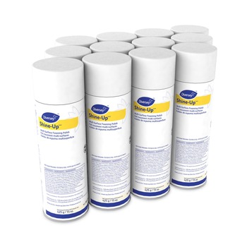 Diversey Care 15 oz. Aerosol Spray Shine-UpTM/MC Multi-Surface Foaming Polish - Lemon Scent (12/Carton)