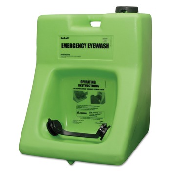 Honeywell Fendall Porta Stream II 16 Gallon Eye Wash Station with Eyesaline Concentrate