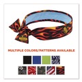 Cooling Gear | Ergodyne 12568 Chill-Its 6700CT One Size Fits Most Cooling Bandana PVA Tie Headband - Flames image number 4