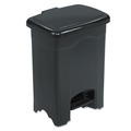 Bulk Savings Pricing 2 | Safco 9710BL 4 Gallon Plastic Plastic Step-On Receptacle - Black image number 1