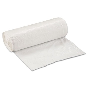 Inteplast Group WSL3036XHW 30 gal .8 mil 30 in. x 36 in. Low Density Can Liner - White (25/RL 8 RL/CT)