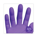 Disposable Gloves | Ansell 55082 6 mil Thick 9.5 in. Long Powder-Free PURPLE NITRILE Exam Gloves - Medium, Purple (100/Box) image number 3