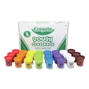Crayola 3 oz. Dough Classpack with 81 Modeling Tools - 8 Assorted Colors