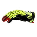 Work Gloves | Mechanix Wear SMP-X91-009 Hi-Viz M-Pact D4-360 Gloves - Medium Fluorescent Yellow image number 5