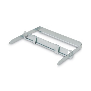 ACCO 8.5 in. Center to Center Standard 2-Piece 2-Prong Paper Fastener Base and Compressor Sets - Silver (50/Box)