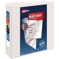 Office Jansan | Avery 79193 11 in. x 8.5 in. 3 in. Capacity 3 Rings Heavy-Duty View Binder with DuraHinge and Locking One Touch EZD Rings - White image number 0
