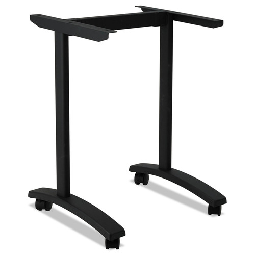 Office Desks & Workstations | Alera ALEVA7443BK Valencia Series T-Leg Base 24-1/2 in. x 19-3/4 in. x 28-1/2 in. Training Table - Black (1-Kit) image number 0
