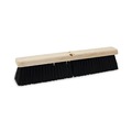  | Boardwalk BWK20618 3 in. Medium Weight Polypropylene Bristles 18 in. Brush Floor Brush Head - Black image number 0