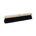 Mothers Day Sale! Save an Extra 10% off your order | Boardwalk BWK20618 3 in. Medium Weight Polypropylene Bristles 18 in. Brush Floor Brush Head - Black image number 0