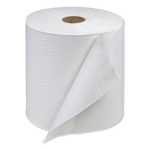 Paper Towels and Napkins | Tork RB10002 Hardwound 7.88 in. x 1000 ft. Roll Towels - White (6 Rolls/Carton) image number 0