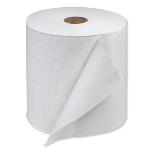Paper Towels and Napkins | Tork RB10002 Hardwound 7.88 in. x 1000 ft. Roll Towels - White (6 Rolls/Carton) image number 0
