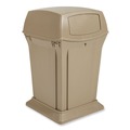 Trash & Waste Bins | Rubbermaid Commercial FG917188BEIG Ranger 45-Gallon Fire-Safe Structural Foam Container - Beige image number 1