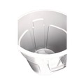 Trash & Waste Bins | Rubbermaid Commercial FG261000WHT 10 gal. Vented Round Plastic Brute Container - White image number 4