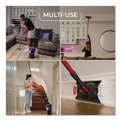 Mops | O-Cedar 175765 Up to 56 in. Black/Red Handle 9.25 in. x 4.38 in. White/Blue Microfiber Head H2Pro Flat Mop System image number 5