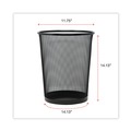 Trash Cans | Universal UNV20008 18-Quart Steel Mesh Wastebasket - Black image number 5