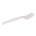 Customer Appreciation Sale - Save up to $60 off | Dixie FM207 Plastic Cutlery, Heavy Mediumweight Fork (100/Box) image number 1
