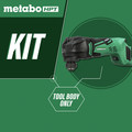 Oscillating Tools | Metabo HPT CV18DBLQ5M 18V Brushless Lithium-Ion Cordless Oscillating Multi-Tool (Tool Only) image number 1