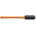 Nut Drivers | Klein Tools 646-3/16-INS 6 in. Hollow Shaft 3/16 in. Insulated Nut Driver image number 0