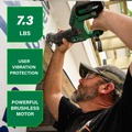 Metabo HPT Clearance | Metabo HPT CR18DMAQ4M 18V MultiVolt Lithium-Ion Brushless Cordless Compact Reciprocating Saw (Tool Only) image number 2