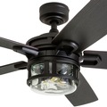 Ceiling Fans | Honeywell 50690-45 52 in. Bontera Indoor LED Ceiling Fan with Light - Matte Black image number 3