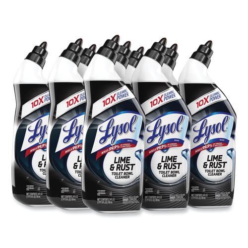 Cleaning & Janitorial Supplies | LYSOL Brand 19200-98013 24 oz. Lime & Rust Toilet Bowl Cleaner - Atlantic Fresh (9/Carton) image number 0