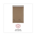 Office Jansan | Universal UNV62425 6 in. x 10 in. Barrier Bubble Air Cell Cushion Self-Adhesive Closure #0 Natural Self-Seal Cushioned Mailer - Kraft (200/Carton) image number 4