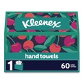 Cleaning & Janitorial Supplies | Kleenex 38586 8 in. x 9.1 in. 1-Ply Everyday Hand Towels - White (60/Box) image number 2