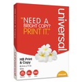Cover & Cardstock | Universal UNV91200 8.5 in. x 11 in. 20 lbs. Bond Weight High-Bright Multipurpose Paper - White (10/Carton) image number 1
