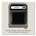 Trash Cans | Rubbermaid Commercial 1961628 33 Gallon Landfill Configure Indoor Recycling Waste Receptacle - Gray image number 2