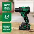  | Metabo HPT DS18DEXM 18V MultiVolt Brushless Lithium-Ion Cordless Drill Driver Kit with 2 Batteries (2 Ah) image number 4
