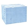 Cleaning & Janitorial Supplies | Tork 13247501 12.8 x 16.5 4-Ply Industrial Paper Wiper - Blue/Unscented (180/Carton) image number 3