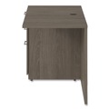 Office Desks & Workstations | Alera AE1NZK-UF2448R TOM 48 in. x 24 in. x 29 in. Seville Series Left Desk Return with Pedestal - Walnut image number 3