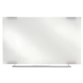 Office & Office Supplies | Iceberg 31140 48 in. x 36 in. Clarity Glass Dry Erase Board with Aluminum Trim - White Surface/Satin Aluminum Frame image number 0