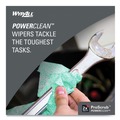 Hand Wipes | WypAll 91371 Power Clean ProScrub 9.5 in. x 12 in. Pre-Saturated Wipes - Citrus Scent, Green (75/Bucket, 6 Buckets/Carton) image number 10
