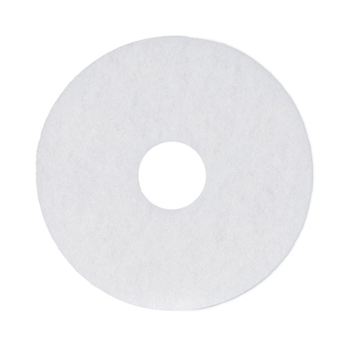 Floor Cleaners | Boardwalk BWK4013WHI Standard 14 in. Diameter Stripping Floor Pads - Black (5/Carton) image number 0