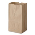 Labor Day Sale! Save $30 off $199! | Ross & Wallace Paper Products 100308 6 in. x 3.88 in. x 12.5 in. #8 Size Grocery Paper Bags - Kraft (2000/Bundle) image number 2